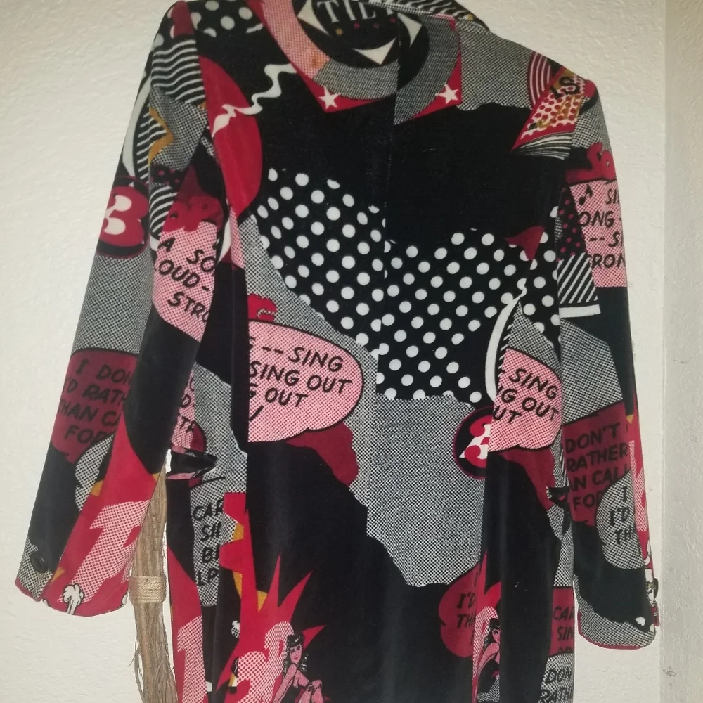 Vintage Comic Strip Blazer - Picture 2 of 2